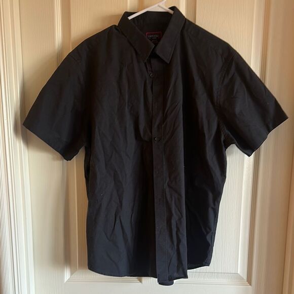 Men's Black Short Sleeve Shirt - Picture 1 of 5